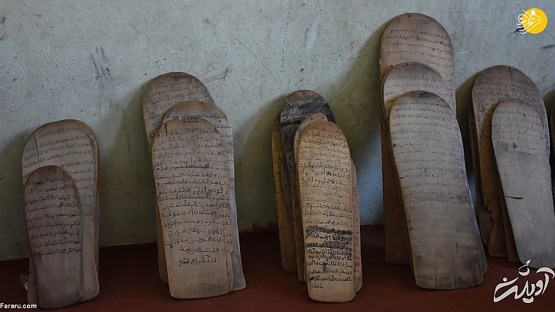 (تصاویر) کودکانی که با تخته چوبی حافظ قرآن می&zwnj;شوند